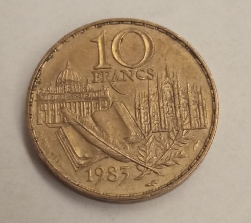 Zdjęcie oferty: Francja 10 frank 1985 rok