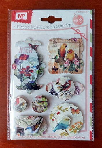 Zdjęcie oferty: Scrapbooking-elementy  3D die cut -ptaki,papugi  