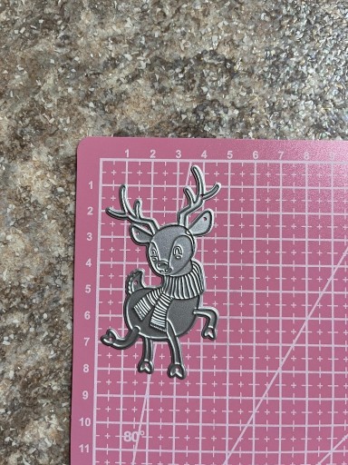 Zdjęcie oferty: Wykrojnik do papieru scrapbookingu święta Bożego Narodzenia jelonek