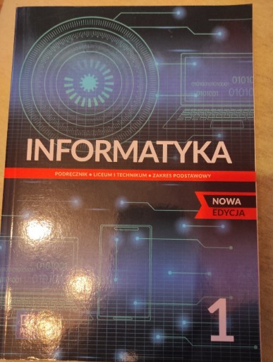 Zdjęcie oferty: Informatyka klasa 1 