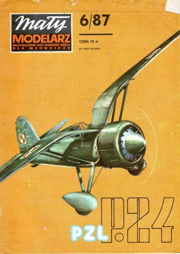 Zdjęcie oferty: Mały Modelarz 6/87 PZL P.24
