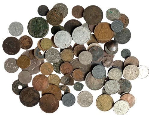 Zdjęcie oferty: Stare monety. Świat. Zestaw MIX. Rzym Chiny Rzesza