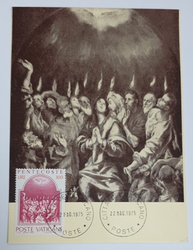 Zdjęcie oferty: WATYKAN karta maximum PENTECOSTE 1975