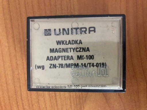 Zdjęcie oferty: Wkładka magnetyczna adaptera MF-100