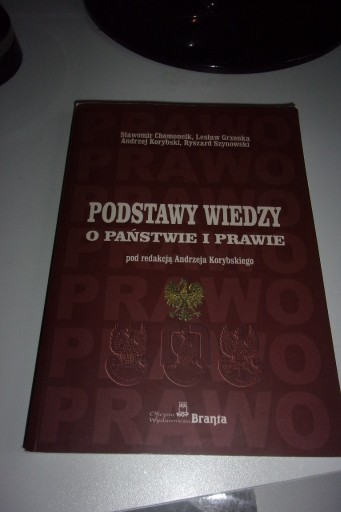 Zdjęcie oferty: podstawy wiedzy o państwie i prawie Korybski 2010