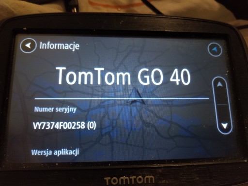 Zdjęcie oferty: Nawigacja GPS Tomtom Go 40