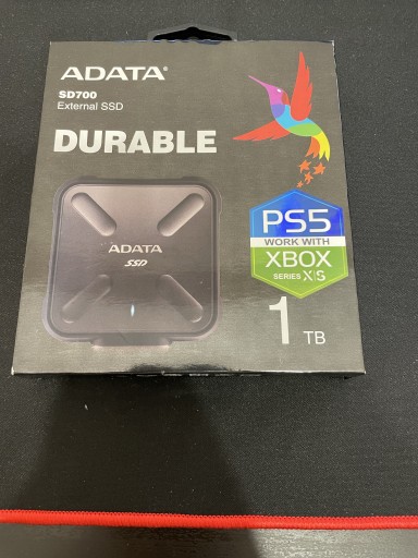 Zdjęcie oferty: Dysk zewnętrzny Adata 1TB DURABLE SD700 PS5 XBOX
