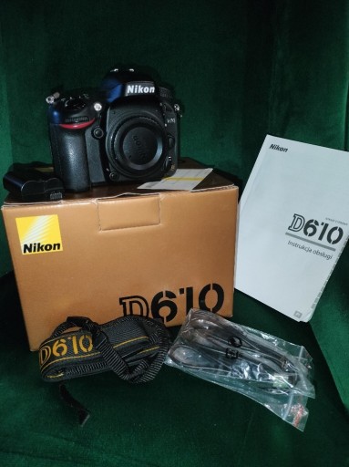Zdjęcie oferty: Nikon D610 body bateria pasek 