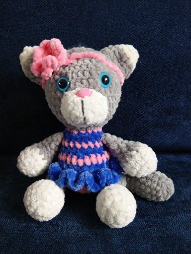 Zdjęcie oferty: Kot Amigurumi Przytulanka HAND MADE na szydełku