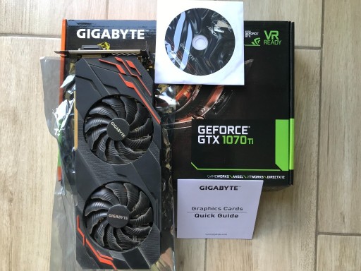 Zdjęcie oferty: Gigabyte GEFORCE GTX 1070 Ti 8 GB - GWARANCJA 