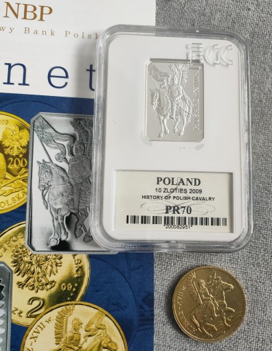 Zdjęcie oferty: HUSARZ Jazda Polska 2009 10 zł PR70 + 2zł 