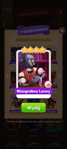 Zdjęcie oferty: Karta COIN MASTER - NIEZGRABNY LENNY