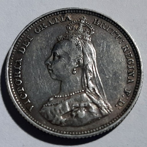 Zdjęcie oferty: Wielka Brytania 1 szyling, 1887 - Królowa Victoria