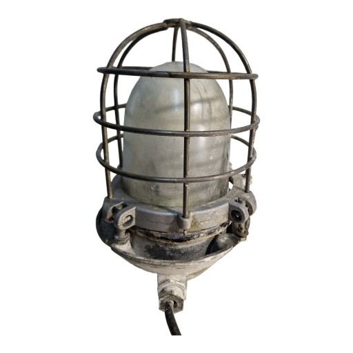 Zdjęcie oferty: Lampa, klosz kanałowa PRL / Retro