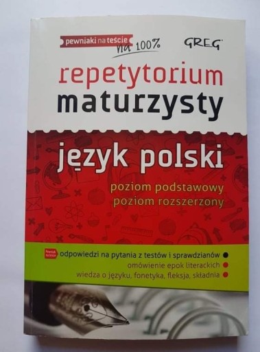 Zdjęcie oferty: Repetytorium maturzysty -j.polski