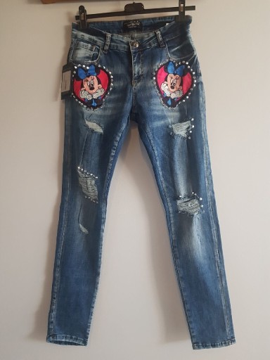 Zdjęcie oferty: Philipp Plein spodnie jeans , Mickey Mouse M