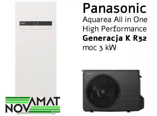 Zdjęcie oferty: POMPA CIEPŁA PANASONIC ALL IN ONE K 3 kW [MONTAZ]