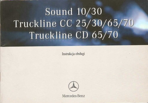 Zdjęcie oferty: Instrukcja obsługi Mercedes-Benz Sound 10/30  
