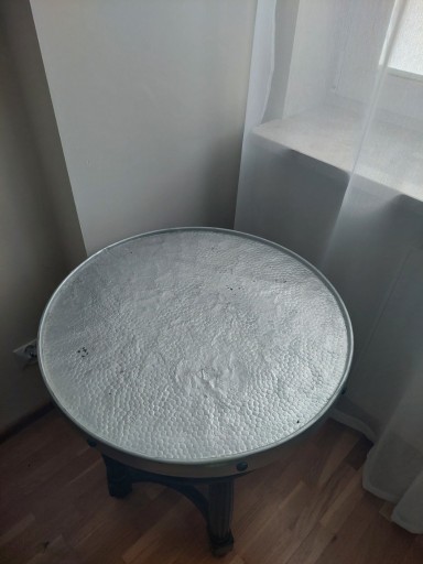 Zdjęcie oferty: Antyk okrągły stolik z początku XX w