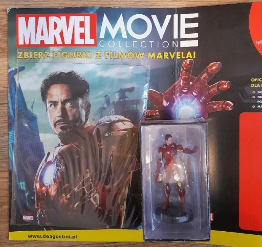 Zdjęcie oferty: Marvel Movie Iron man figurka plus gazetka