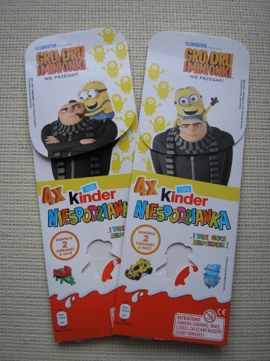 Zdjęcie oferty: Kinder Niespodzianki - Gru, Dru i Minionki Opak.