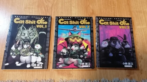 Zdjęcie oferty: Manga Cat Shit One tomy 1-3 Wyd. WANEKO bdb stan! 