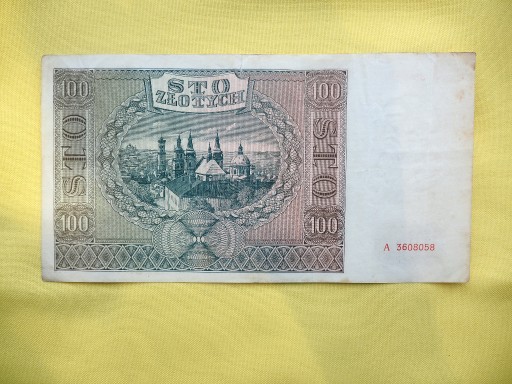 Zdjęcie oferty: 100 Zł 1941r Bank Emis w Pols Seria A