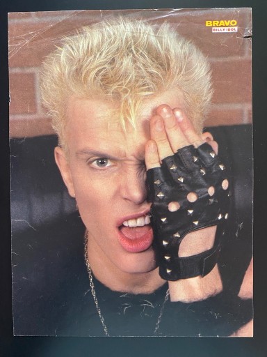 Zdjęcie oferty: Plakat BILLY IDOL (A4 Bravo)