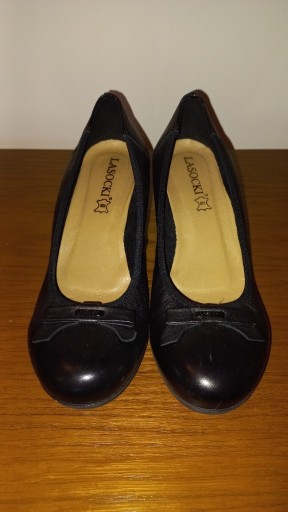 Zdjęcie oferty: Czółenka Lasocki 37 buty damskie skórzane czarne