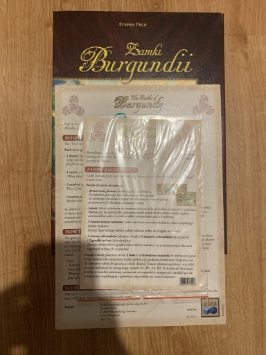 Zdjęcie oferty: Zamki Burgundii z dodatkiem Gra Drużynowa Kompletna Polska Edycja
