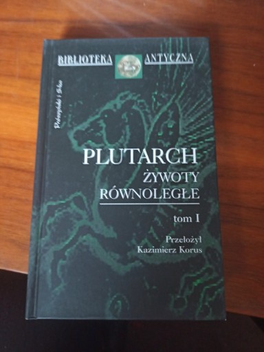 Zdjęcie oferty: Żywoty równoległe Plutarch t. 1