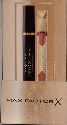 Zdjęcie oferty: Max Factor X: zestaw tusz do rzęs + błyszczyk