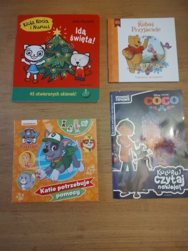 Zdjęcie oferty: Zestaw czterech książeczek dla dzieci