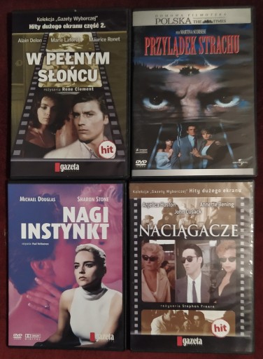 4DVD Przylądek strachu,W pełnym słońcu,Nagi instynkt +1 | Warszawa ...