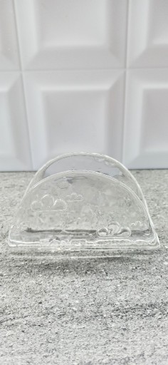 Zdjęcie oferty: Serwetnik szklany szkło vintage