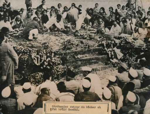 Zdjęcie oferty: Mahatma Ghandi - Pogrzeb Kremacja ciała - 1948