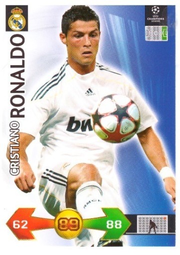 Zdjęcie oferty: PANINI CHAMPIONS LEAGUE 09/10 RONALDO REAL 