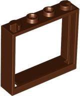 Zdjęcie oferty: LEGO 2 x 60594 okno 4x3 - brązowy (reddish)