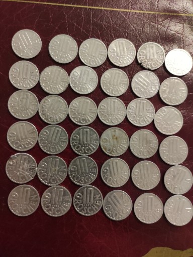 Zdjęcie oferty:  Austria 10 groszy 36 monet, różne roczniki