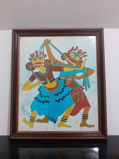 Zdjęcie oferty: Obraz plemiennygo indianskiego tańca 