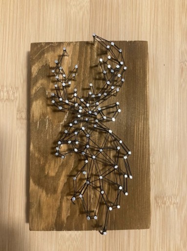 Zdjęcie oferty: Jeleń Obraz String Art