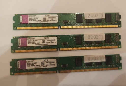 Zdjęcie oferty: Pamięć Ram Kingston DDR3 1333MHZ 2GB/4GB