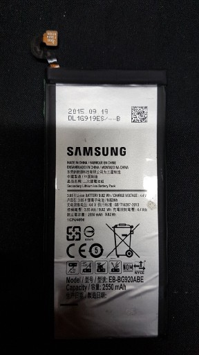 Zdjęcie oferty: Bateria Samsung S6 G920F