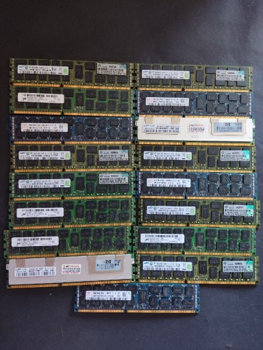 Zdjęcie oferty: Pamięci 23x DDR3 8GB ECC serwerowe Stan nieznany