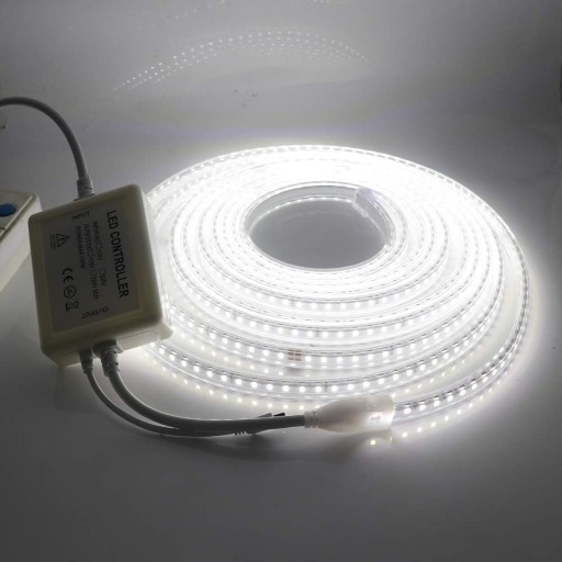 Zdjęcie oferty: Wisada Taśma LED ciepła biel 220v 120 diod 1 metr