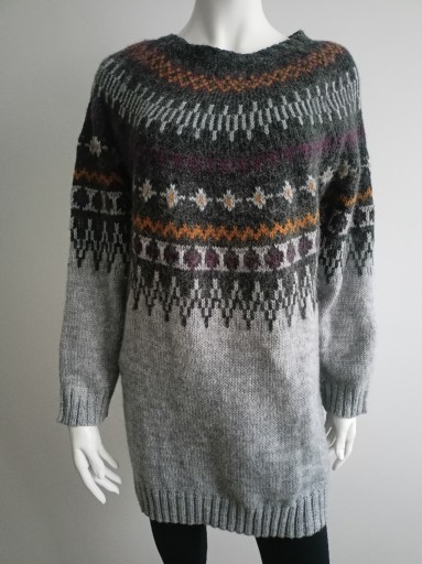 Zdjęcie oferty: Wełniany sweter damski Nanok 44 XL wełna alpaka