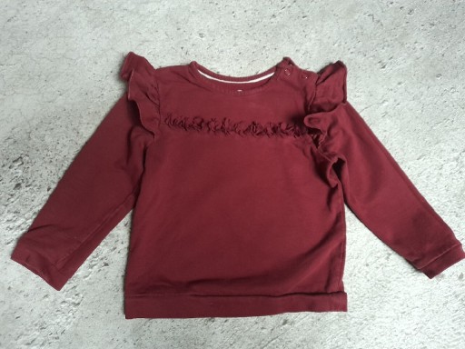 Zdjęcie oferty: Bluza bordowa Baby Club C&A r.98 bawełna