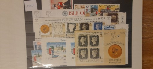 Zdjęcie oferty: 1990 Isle of Man Mi.421-451+bl.12-14** 