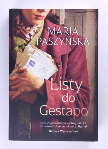 Zdjęcie oferty: Listy do Gestapo Maria Paszyńska