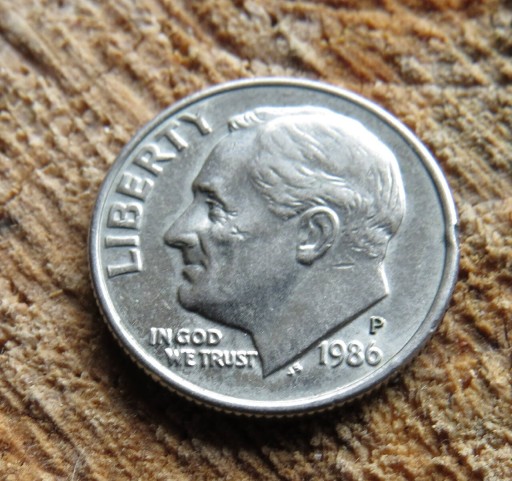 Zdjęcie oferty: Moneta One Dime 10 Centów USA 1986 r., P